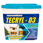 IMPERMEABILIZANTE D3 BRANCO 4KG - TECRYL