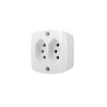 Tomada Dupla De Sobrepor Retangular 2P+T 20A 16519 - ILUMI