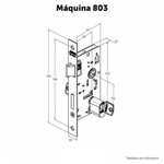 Fechadura Basic Oxidada Externa 803/11 - STAM