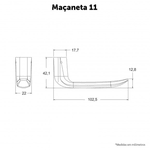 Fechadura Basic Oxidada Interna 813/11 - STAM