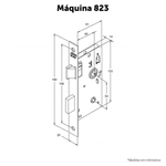 Fechadura Basic Oxidada WC / Banheiro 823/11 - STAM
