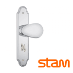 Fechadura Taco Inox WC / Banheiro 823/10 - STAM