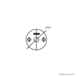Fechadura Auxiliar Tetra Inox 1001 49MM PF 10810 - STAM