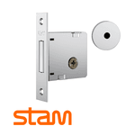 Fechadura Auxiliar Tetra Inox 1004 62MM PF 10985 - STAM