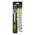 Jogo Chave Catraca 1/2" Com 12 Peças 10MM / 22MM - FERTAK