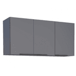 Armário Aéreo Cozinha MDF Cisne Cinza 120 - COZIMAX