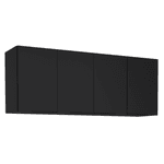 Armário Aéreo Cozinha MDF Cisne Preto 150 - COZIMAX