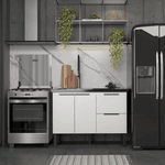 Gabinete Cozinha MDF Cisne Branco 120 - COZIMAX