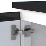 Gabinete Cozinha Aço Gaia Flat Branco 200 - COZIMAX
