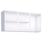 Armário Aéreo Cozinha Aço Júpiter Flat Preto 120 - COZIMAX