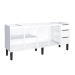 Gabinete Cozinha Aço Júpiter Flat Branco 200 - COZIMAX
