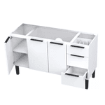 Gabinete Cozinha Aço Júpiter Flat Branco 150 - COZIMAX