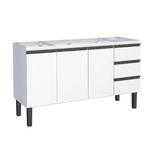 Gabinete Cozinha Aço Netuno Flat Branco 150 - COZIMAX