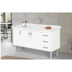 Gabinete de Cozinha Tóquio Branco 144,2 cm - A.J. RORATO