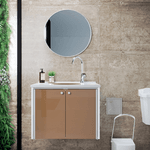 Gabinete Banheiro Cris Fênix Le Blanc 60cm 1014 - CRISMETAL