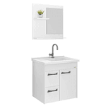 KIT Gabinete Genova Suspenso 55,4 BRANCO - A.J. RORATO