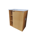 Gabinete Banheiro MDF Hortensia 60 Jequitibá - COZIMAX