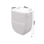 Caixa Descarga Plástica Branco 9L Inova - Metasul