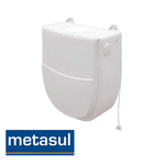Caixa Descarga Plástica Branco 9L Inova - Metasul