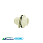 Adaptador Caixa Dágua Flange Rosca Com Anel 1/2" - AMANCO