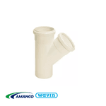 Junção Esgoto Simples 45º 75x75mm - AMANCO