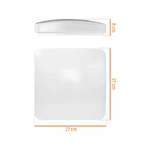 Plafon Smart Quadrado LED Embutir 10W 6.400K 27X27cm - BRONZEARTE