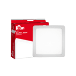 Painel LED Sobrepor Quadrado SLIM Branco 6000K 12W - KIAN