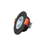 Spot Embutir Redondo EASYLED PRETO 8,5cm 5W 6500k - BRONZEARTE