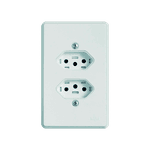 Tomada Pratika Dupla 2P+T 10A 4X2 19120