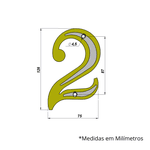 Número Residencial 2 - ISERO