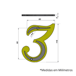 Número Residencial 3 - ISERO