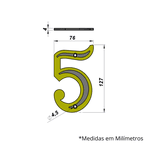 Número Residencial 5 - ISERO