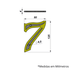 Número Residencial 7 - ISERO