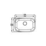 Cuba Inox De Embutir Nº1 46X30X17 POL - GHELPLUS