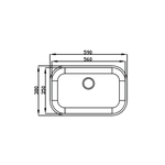 Cuba Inox De Embutir Nº2 56X35X14 POL - GHELPLUS