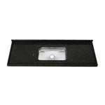 Pia Granito C/Cuba Verde/Nero 120x55 -LEGG 