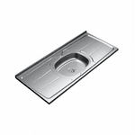 Pia Inox Concreto 120x53 C/Cuba N°4 - GHELPLUS