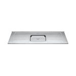 PIA INOX CONCRETO 200x56 CUBA Nº2 31900 - GHELPLUS