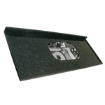 Pia Granito C/Cuba Verde/Nero 150x55 - LEGG