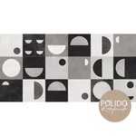 Piso Retificado Polido Decor Black 60X120 A-LB 2.16M² - FORMIGRES PREMIUM
