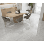 Piso Retificado Polido Belavita Cinza 60X60 A-LB 2,15M² - FORMIGRES PREMIUM