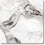 Piso Retificado Polido Bianco Supreme 82X82 A-LC 2,70M² - ROCHA PRIME