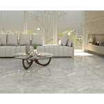 Piso Retificado Polido Gray Belle 74,5 x 74,5 A-LC V3 4 Faces 2,22m² - CEDASA