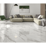 Piso Retificado Polido Statuário 66X66 A-LB 2.18M² - FORMIGRES PREMIUM