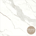 Piso Retificado Polido Statuário 66X66 A-LB 2.18M² - FORMIGRES PREMIUM