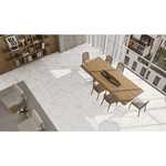 Piso Retificado Polido Thassos Gris 75X75 A-LW 2,81M² - LUME