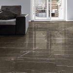 Porcelanato Retificado Esmaltado Polido Venato Seppia 70x70 2,44m² - DURAGRES