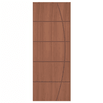 Porta Padrão De Madeira Angelim / Jequitibá Frisada G009 210X60CM