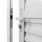 Porta Alumínio Lamindada Branco 210X60 - MGM 