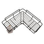 Cantoneira Multiuso com 2 Ganchos com Ventosa 26,5X26,5X9,5cm
